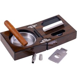 Wood Cigar Ashtray