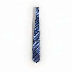 Kenneth Cole Reaction Men’s Blue Tie 100% Silk Dress Style Men’s Blue Tie
