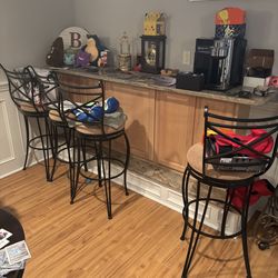 Four barstools