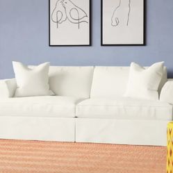 Joss And Main White Couch 