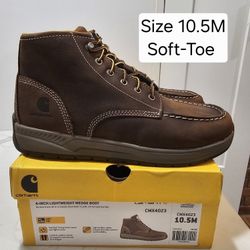 Carhartt Soft Toe Work Boots Size 10.5 