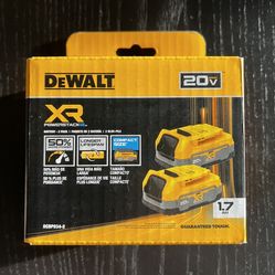 Dewalt 20v POWERSTACK 1.7Ah Compact Batteries