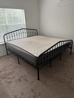 King size bed & mattress FREE