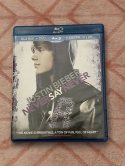 Justin Bieber Blu Ray