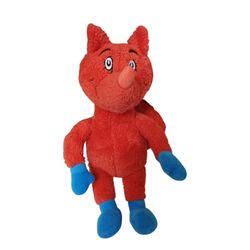 Dr. Seuss FOX IN SOCKS 14" Red Plush Soft Stuffed Animal by Kohls Cares For Kids