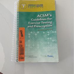 AcsMS’sGuidelines For Exercise Testing And Prescription 