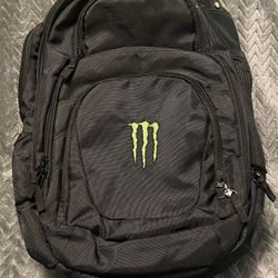 Monster Energy Drink Heavy Duty Padded Laptop Backpack  