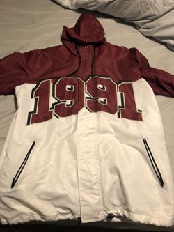 Air Jordan 6 Maroon Windbreaker Size XL