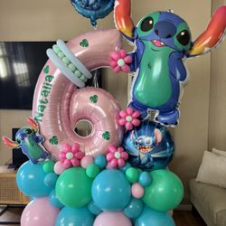 Stitch Balloon Bouquet 