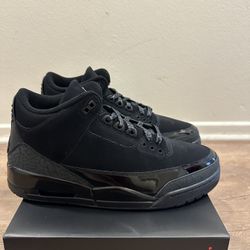 New Jordan 3 Black Cat 