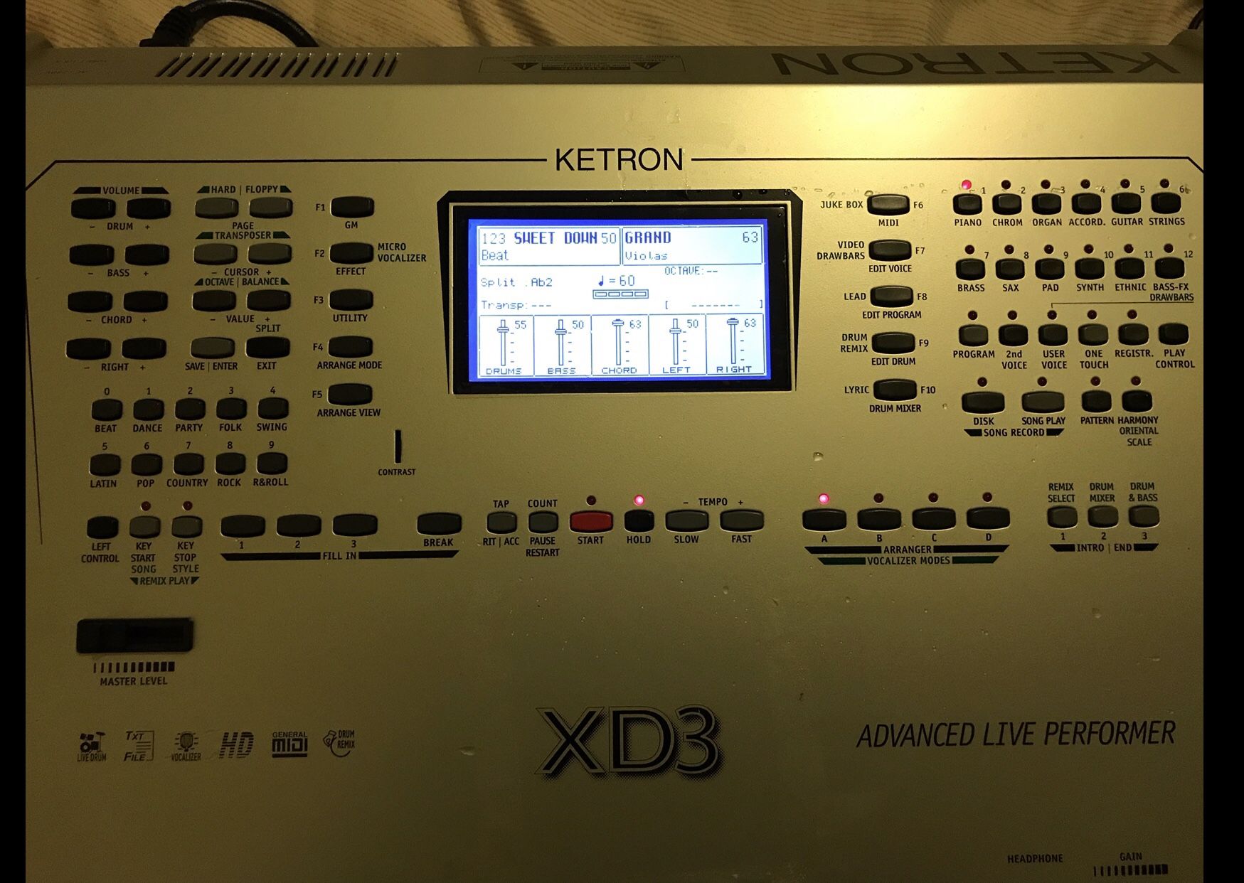 XD3 ketron Keyboard’s module good condition