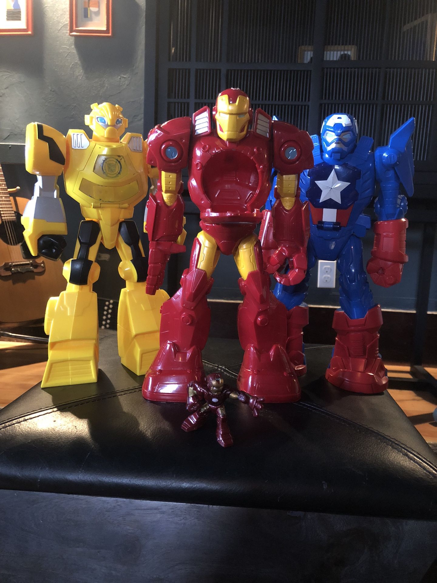 Iron Man, Bumblebee, Capt America Playskool Heroes