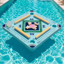 Floating Pool Mahjong Game Table – 29.5" × 29.5"