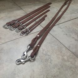 Handmade %100 Real Leather Dog and Cat Collar 