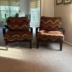 Two Matching Chairs….with Matching Lamps…BEST OFFER