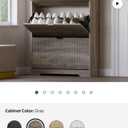 Shoe Cabinet with 3 Flip Drawers, Cabinet Rack Organizer 