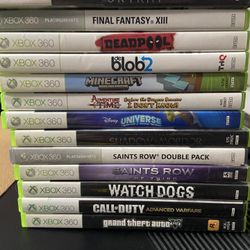 Xbox 360 With Games