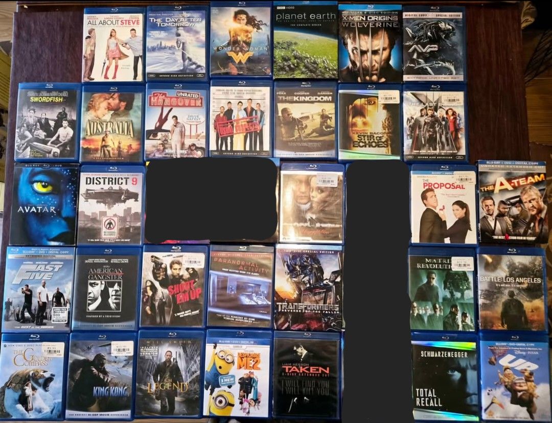 Blu-Rays: $2