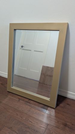 Gold Frame Mirror 22x28