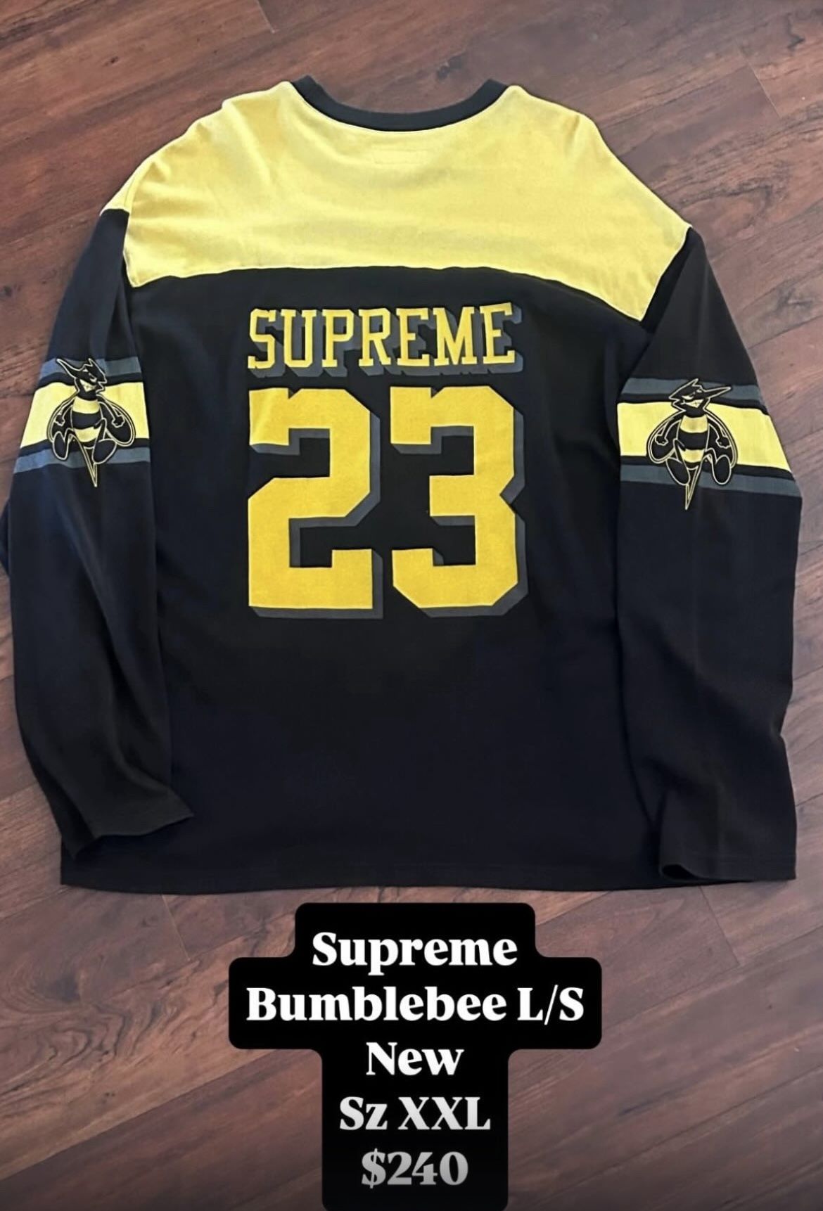 Supreme Bumblebee Tee New Size XXL