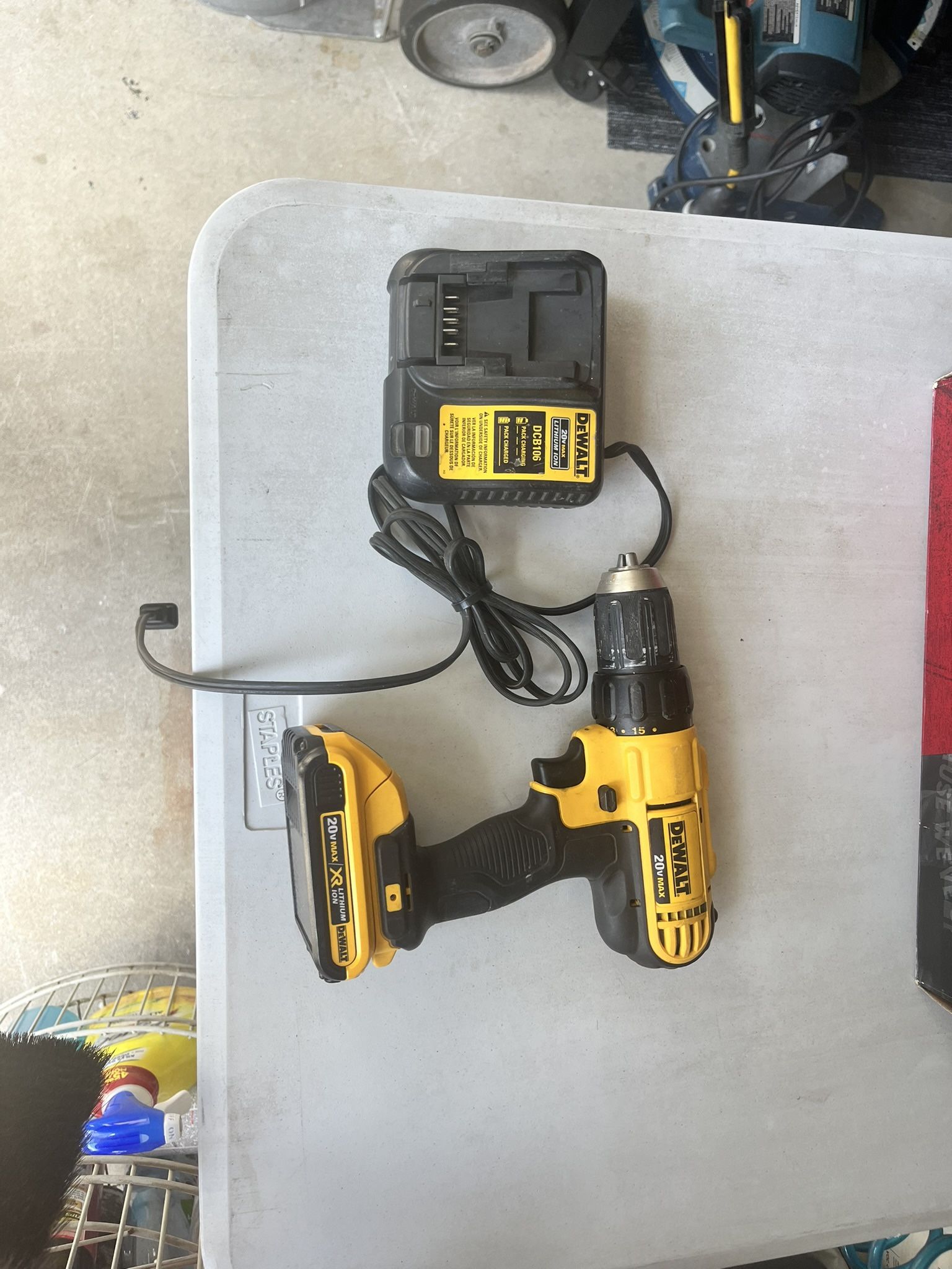 Dewalt Drilll and Charger