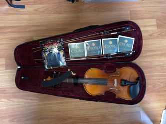 Beginner Violin With Chin and Shoulder Rest 