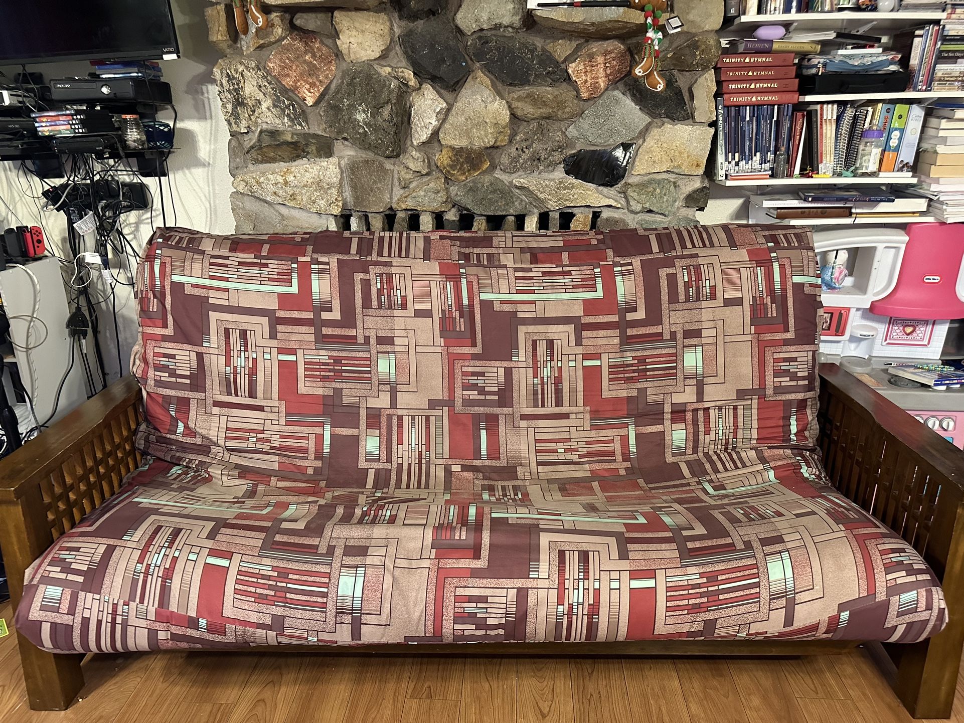Wood frame Queen Size Futon