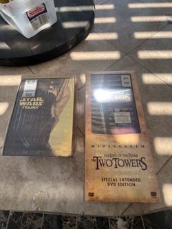 Brand new Star Wars trilogy for disc set and Lord of the rings the two towers