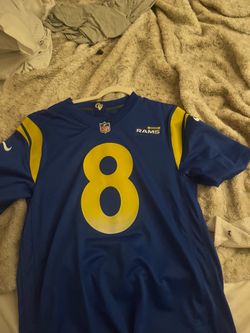 Rams nfl men’s small Jared verse jersey