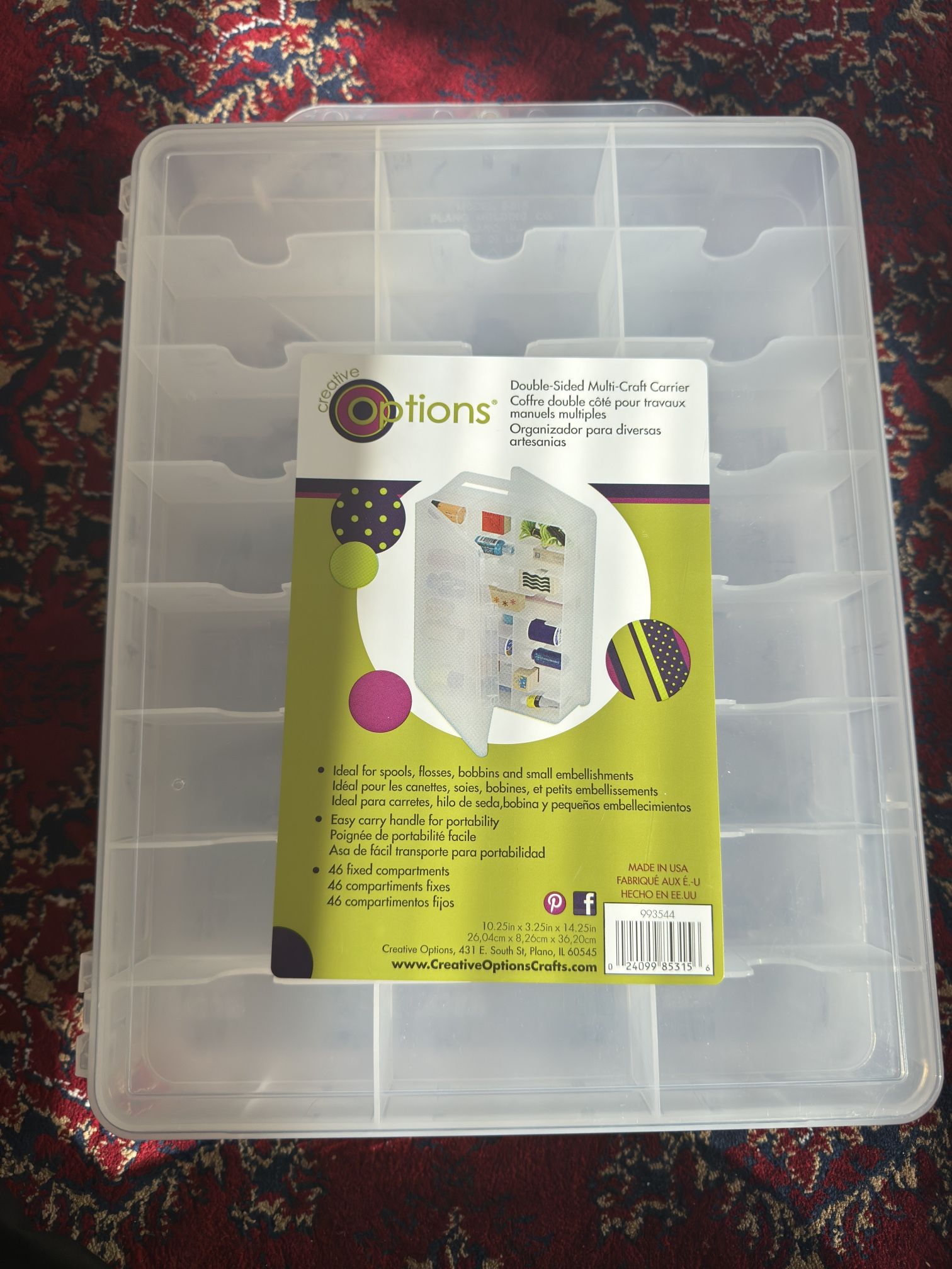 Creative Options Clear Thread Organizer