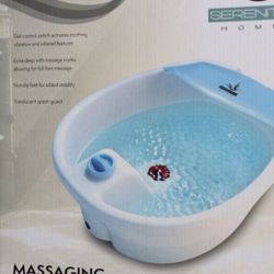 New  Massaging Heat Foot Spa