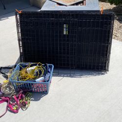 Large dog kennel