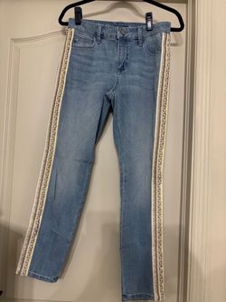 Laurie felt beaded embellished jeans