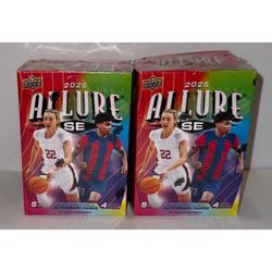 (2) 2025 Upper Deck Allure SE Blaster Boxes - 2 Blaster Box Lot - Multi Sport Cards UD NEW