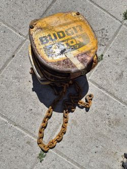 Budgit One Ton Chain Hoist Not Working 