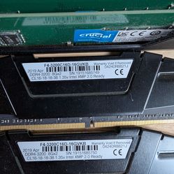 DDR4 RAM CORSAIR/RIPJAW 200$ for 64 gb