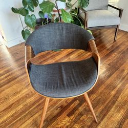 Dining Chairs Gray Modern Mid-Century Modern