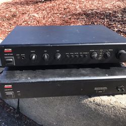 Adcom Amp And Preamp