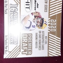 2020 Sage Football Cards Hobby Box 16 Autos