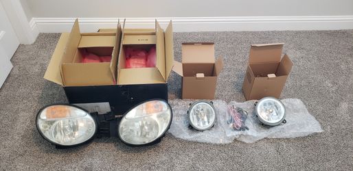 2001-2003 Subaru Impreza WRX Stock Headlights and Fog Light kit