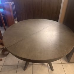 Sturdy Grey StoneII Dining table NO CHAIRS