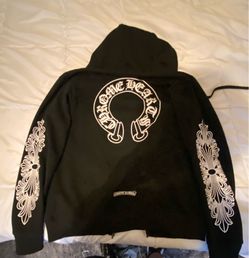 Chrome heart zip up