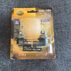 HELLA 9006 /HB4 Xtreme Yellow Bulb (12V 55W), 2 Pack