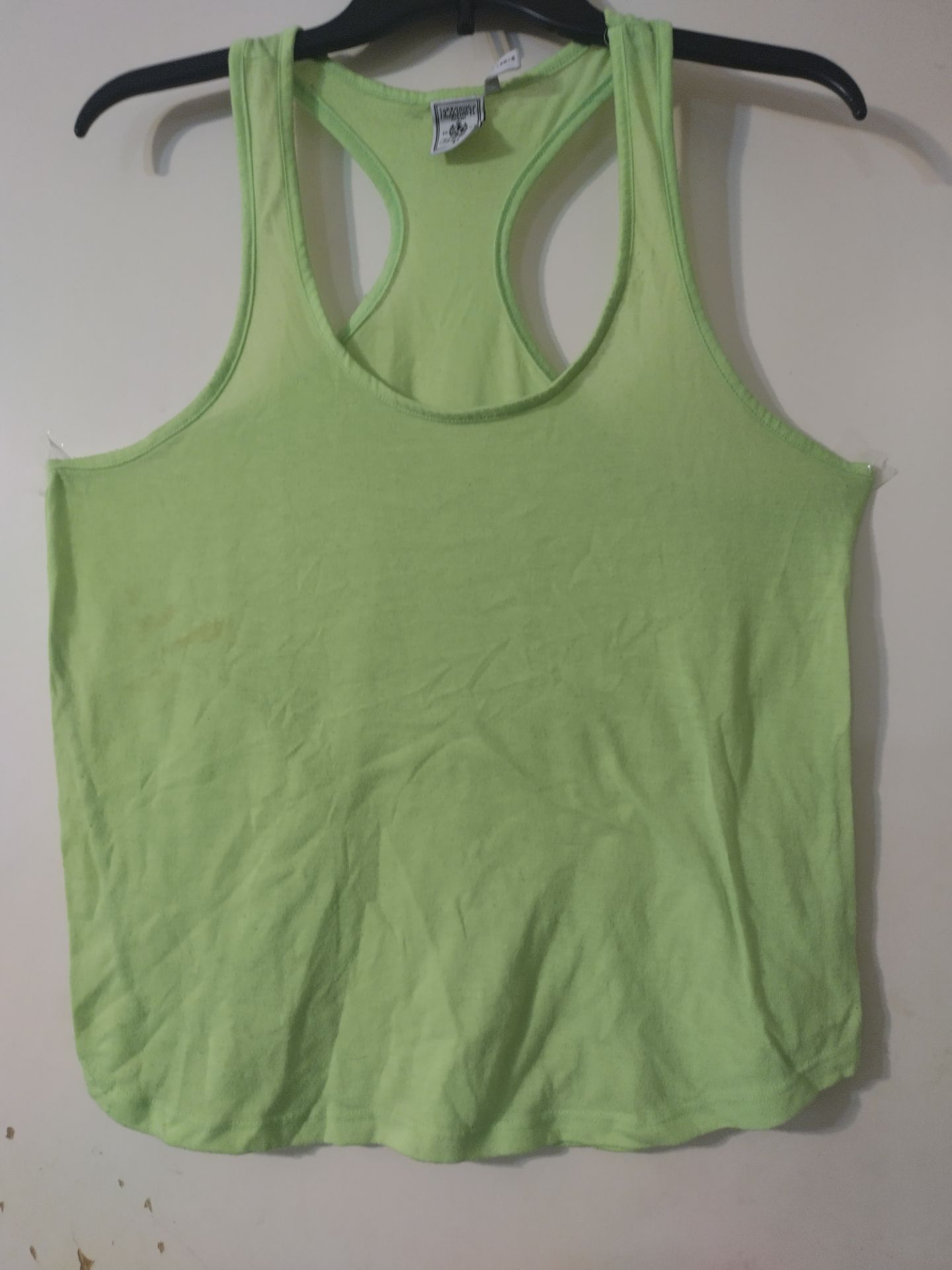 Exist, tank top, neon green