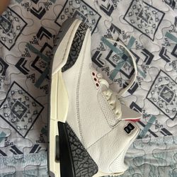 Jordan 3 White Cement 