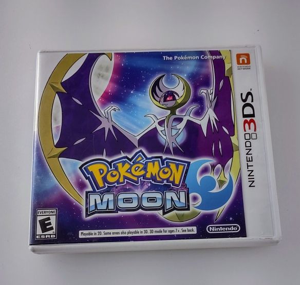 Pokemon Moon For Nintendo 3DS - Case And Inserts Only