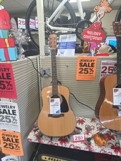 Fender Acoustic Guitar Natural Finish