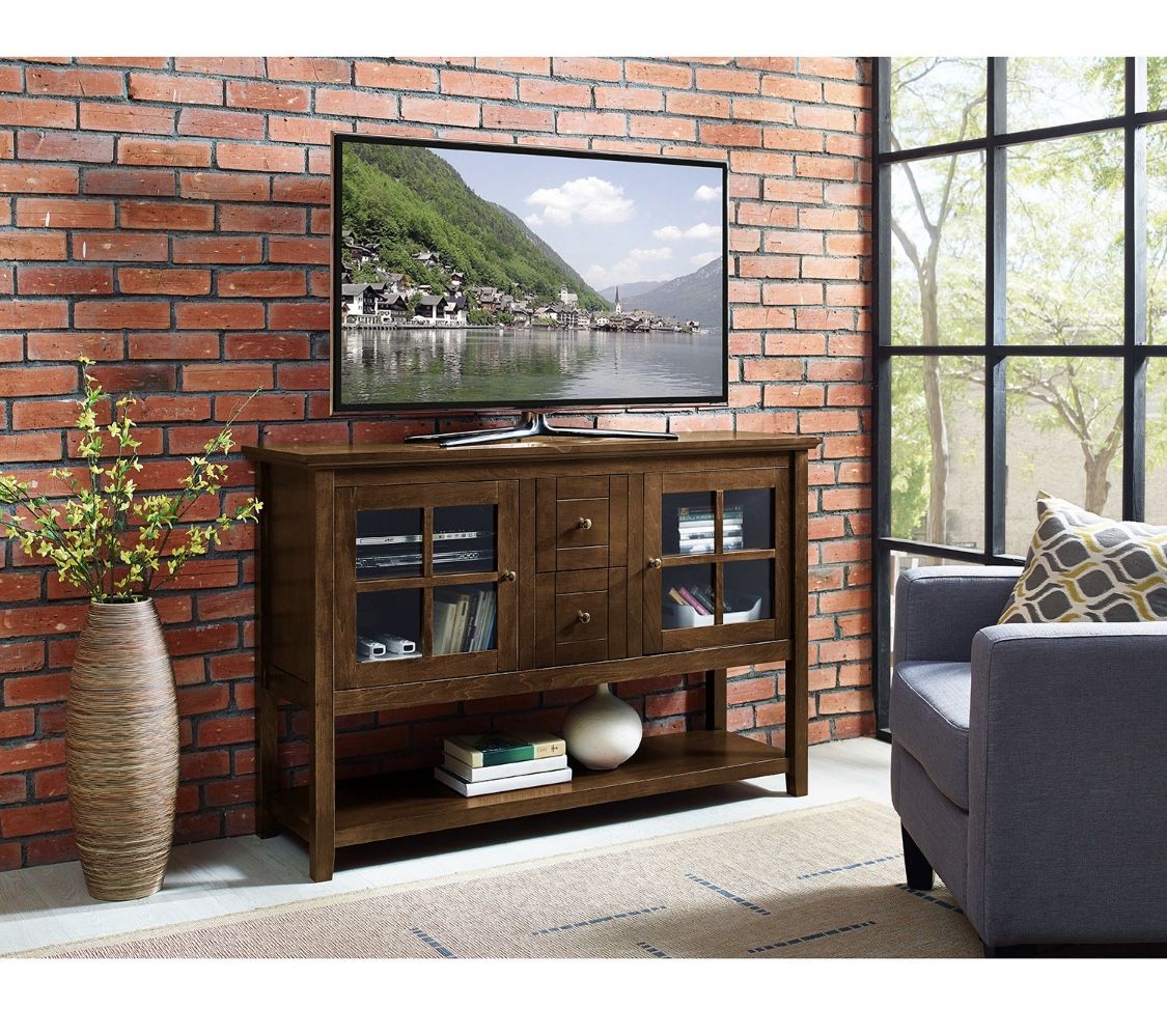 Wood Console TV Stand *Brand New*