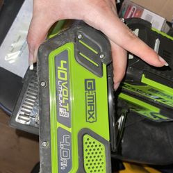 2 Chargers And 6 Green Works Batteries You Can Have Mower 