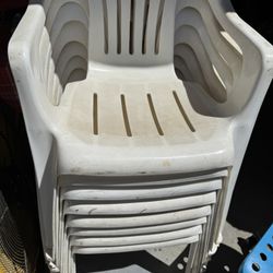 Plastic Chairs $8 Each